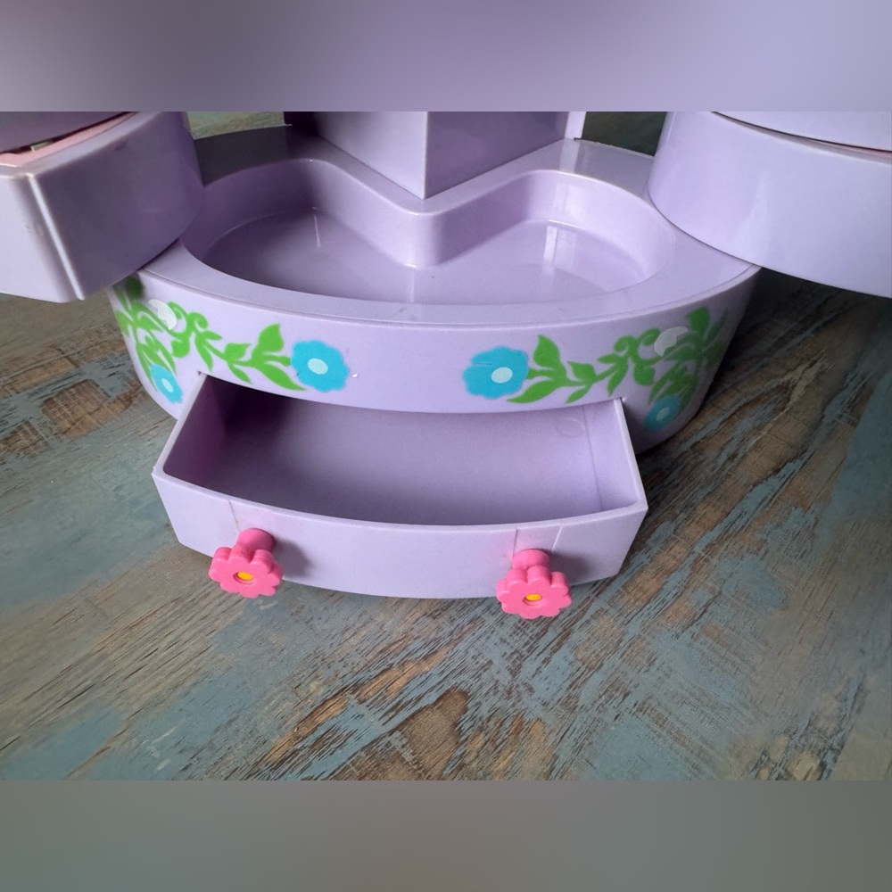 Polly Pocket 1991 Vintage Bluebird Pullout Playhouse Jewelry Box - Picture 11 of 16